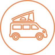 Orange Campers Hire logo