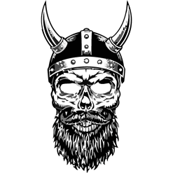 The bearded viking logo