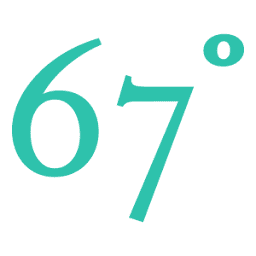 67 Degrees logo