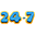 24-7 Games & Collectables logo