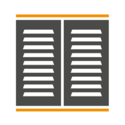 Absolute Plantation Shutters logo