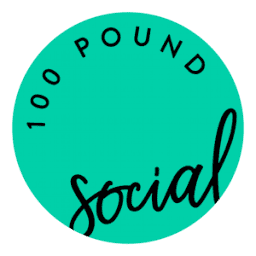 100 Pound Social logo