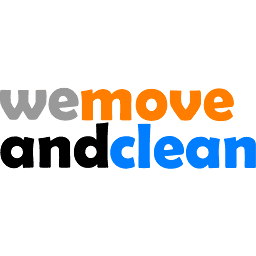 We Move and Clean logo