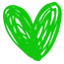 Flossypeagreen logo