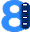 8sonics logo