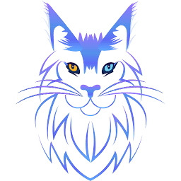 Slow Blink Maine Coons logo