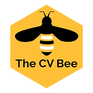 The CV Bee logo