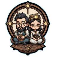The Steampunk Buddha logo
