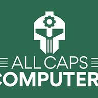 ALL CAPS COMPUTERS logo