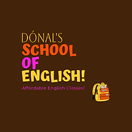 Donal's School of English! logo