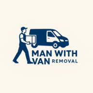 Man with van removal logo