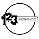 123stickers.com logo