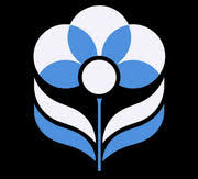 Blue Flowers logo
