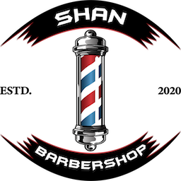 shan's barbershop logo