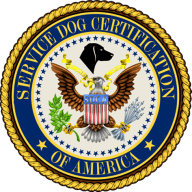 Service Dog Certification of America logo