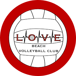 LOVE Beach Volleyball Club logo