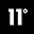 11 Degrees logo