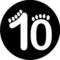Ten tiny toes socks logo