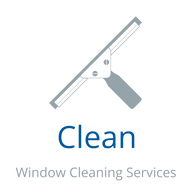 Clean window cleaning logo