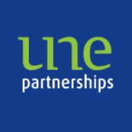 UNE Partnerships logo