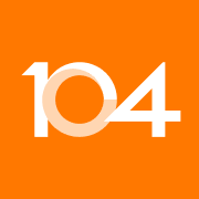 104人力银行 logo