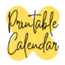 Printable X Calendar logo