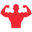 Pure Muscle + Fitness logo