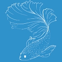 Japanese Fighting Fish logo
