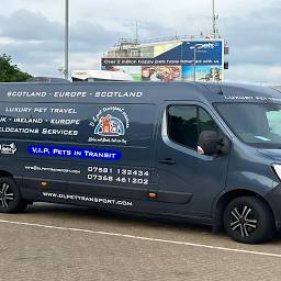 DL Pet Transport Services. logo
