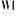 W1 Watches logo