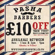 Pasha Barbers logo