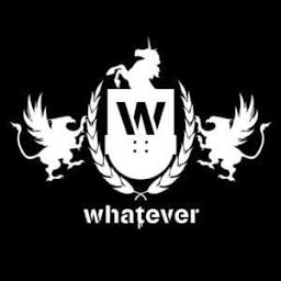 Whatever Skateboards logo