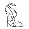 Heel Lover Fetish Art logo