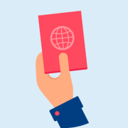 E Visa logo