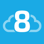 8HOST logo