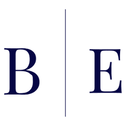 B | E Auction House logo