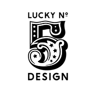 Lucky Number 5 Design logo