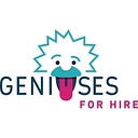 Geniuses For Hire logo